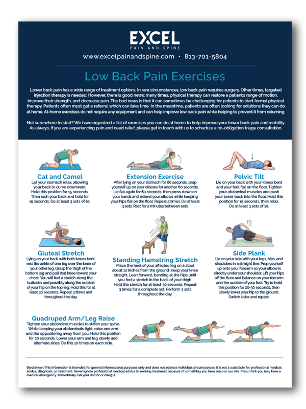 Exercises for Back Pain Relief